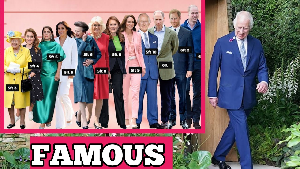 The tallest members of the royal family revealed