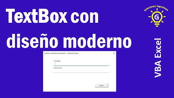 TextBox con diseño moderno e interactivo – explicado paso a paso con VBA Excel