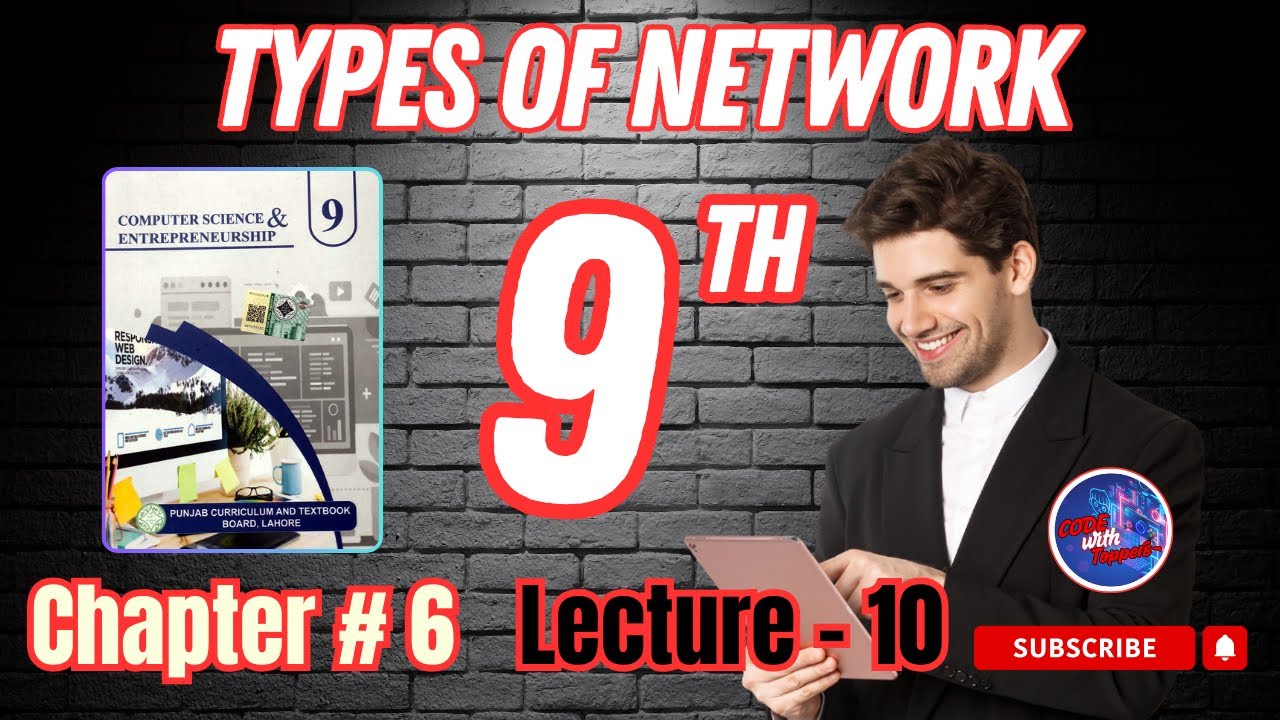 Types of Networks | 9th Computer New Book - Chapter 6 - Lec 10 - YouTube