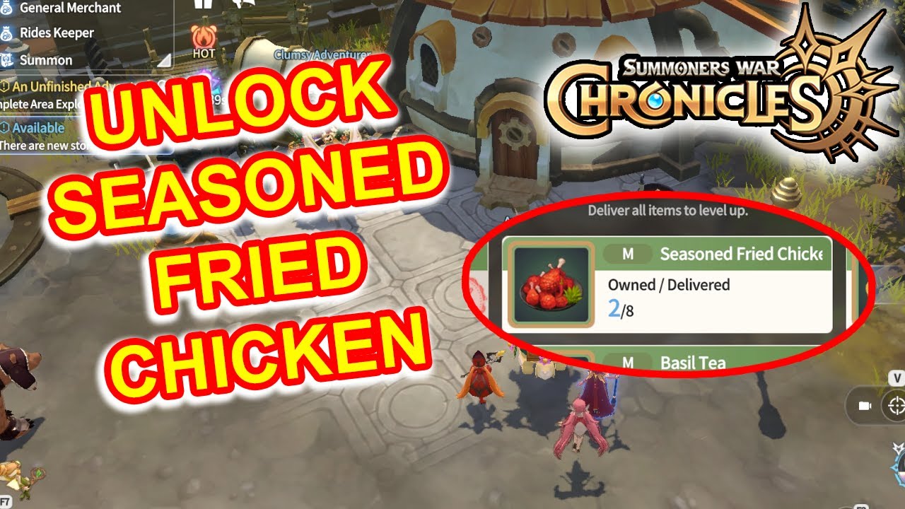 Seasoned Fried Chicken Cooking Promotion Summoners War Chronicles