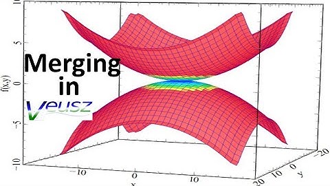 How to Merge 3D surface plots in Veusz