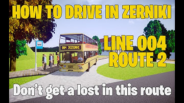 Proton Bus Simulator - Zerniki Map Line 004 Route 002 - How do the Route - #4