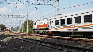 Lokomotif CC 204 04 Kereta 110 Brantas