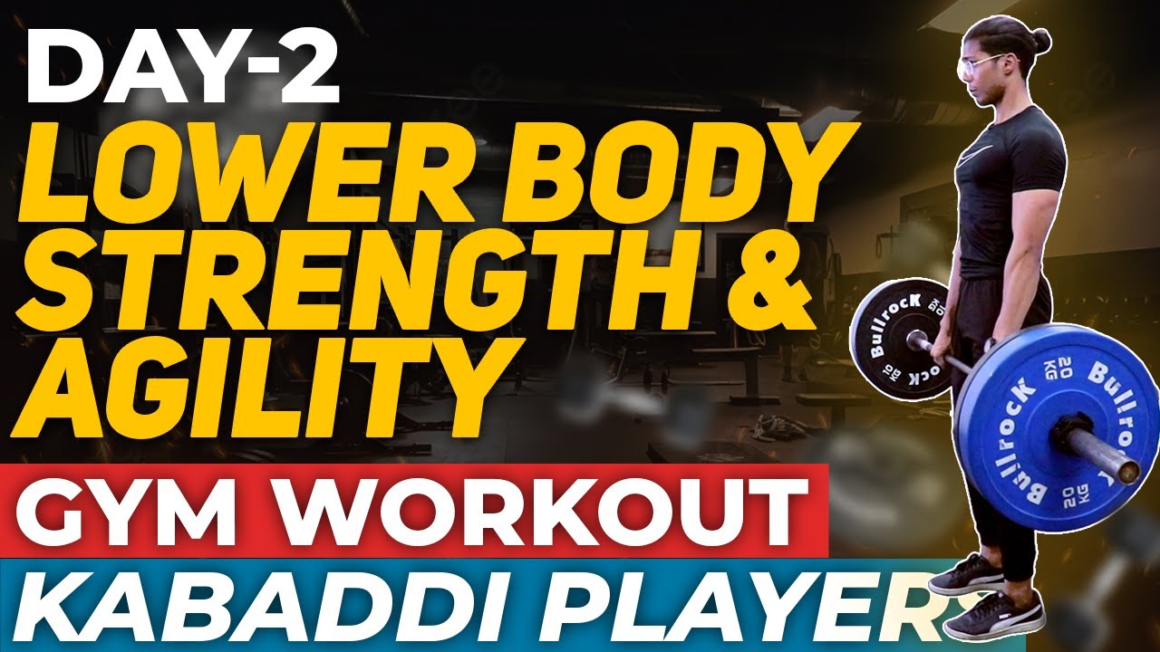 Kabaddi Gym Workout Lower Body Strength & Agility Kabaddi Training