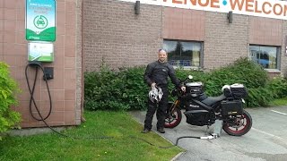Recharge moto électrique a 7.6kW à lhotel Amosphere dAmos @Doctorbasss