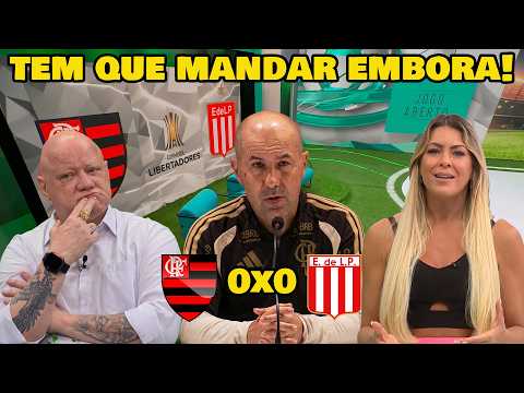 OLHA O QUE RENATA FAN FALOU DA ELIMINAÇÃO DO FLAMENGO NOS PÊNALTIS PARA ESTUDIANTES