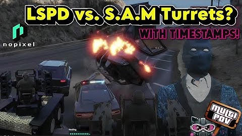 Faceless Steal SAM Turrets From Darkstone - LSPD Fights Back  | GTA RP NoPixel 4.0