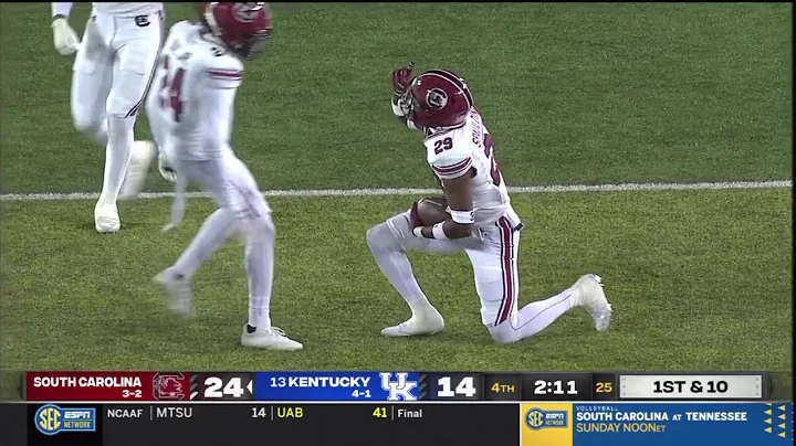 2022 USC vs Kentucky - David Spaulding Interception