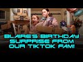 Blaire's Birthday Surprise from our TikTok Fam Vlog - Part 1