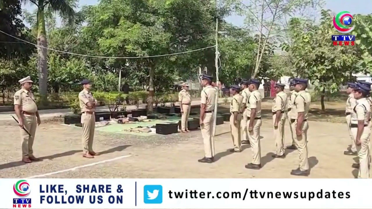 District SP Adil Mahajan Conducts Annual Inspection at Bazarhathnoor Police Station | Adilabad