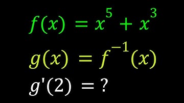 Finding the Derivative of An Inverse Function | Quintics