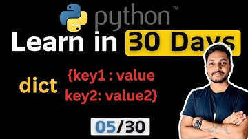 Python for Data Engineers & Data Analysts | Dict, Tuples, list sets Tutorials Beginners #05/30
