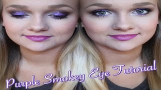 Easy Purple Smokey Eyes