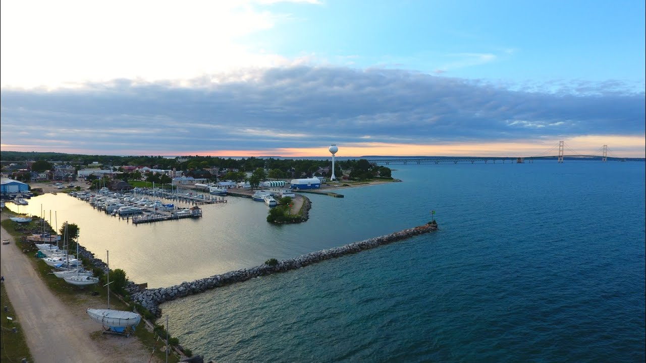 Mackinaw Drone Night