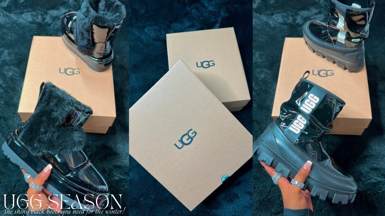 UGG BOOT UNBOXING REVIEW & TRY ON | FT. CLASSIC CHILLAPEAK SHINE