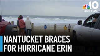 Nantucket braces for impact as Hurricane Erin passes offshore
