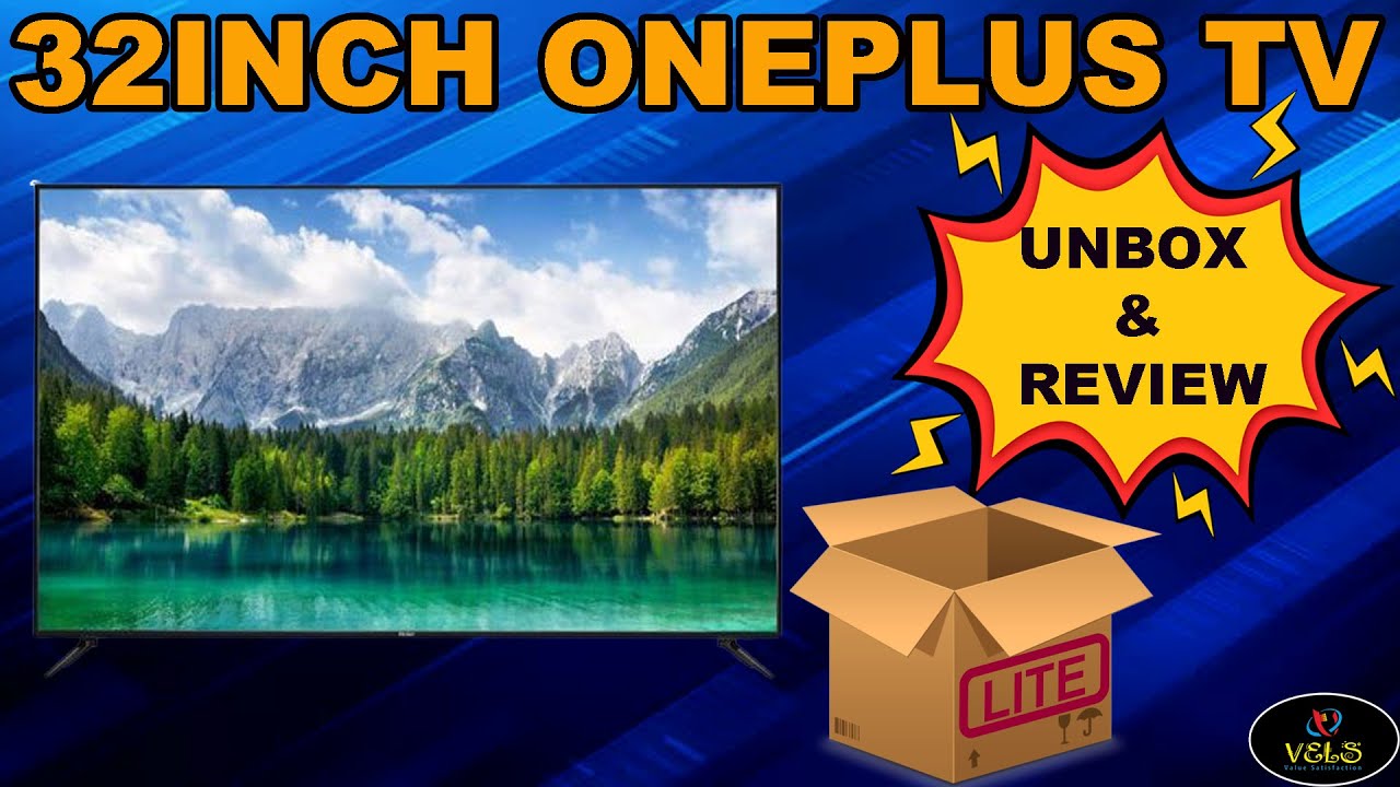 OnePlus 32 unbox and how to start up | One Plus 32 inch tv Unboxing tamil | Vels TV