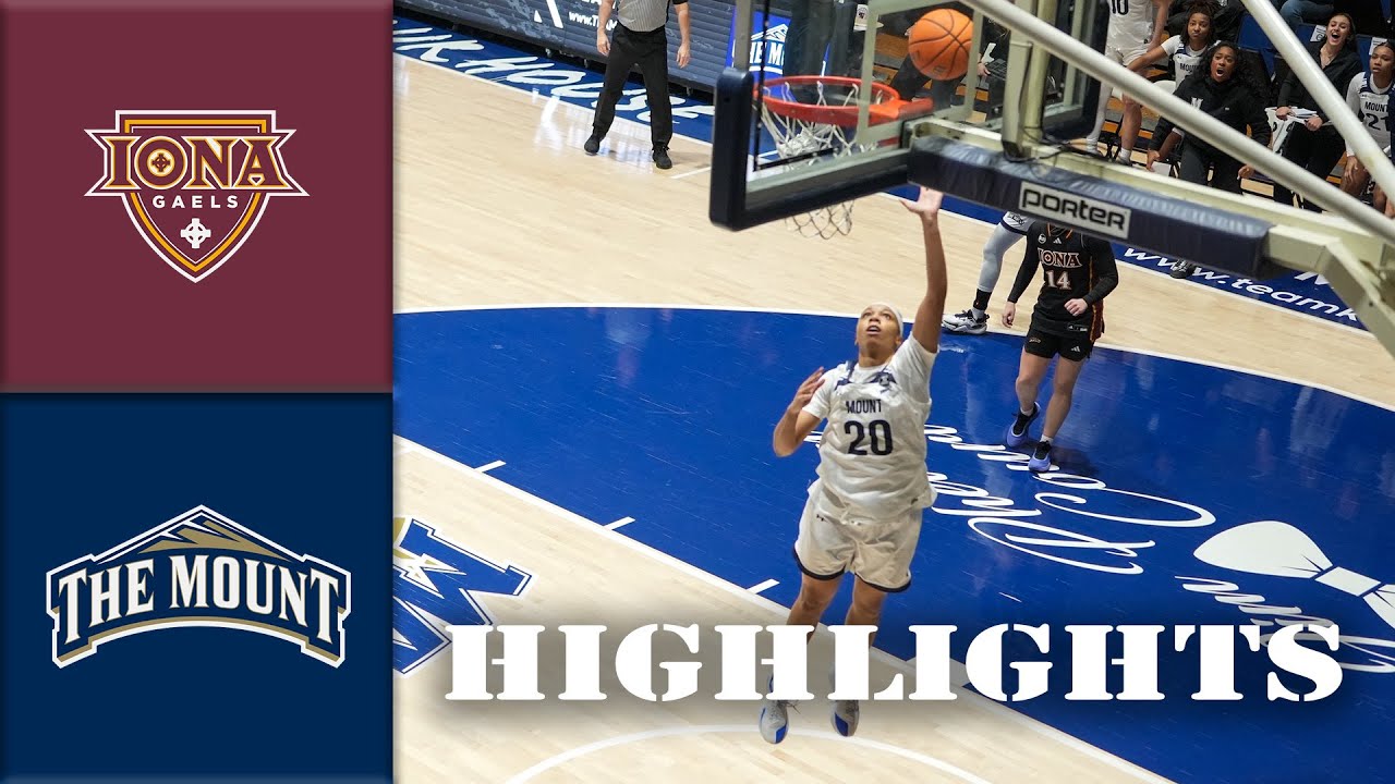 Mount Women's Basketball vs Iona highlights 12/21/25