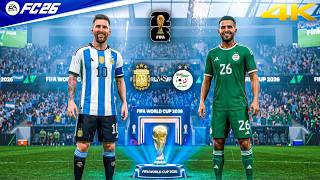 FC 26 - Argentina vs. Algeria - FIFA World Cup 2026 Full Match | PC™ [4K60] screenshot 5