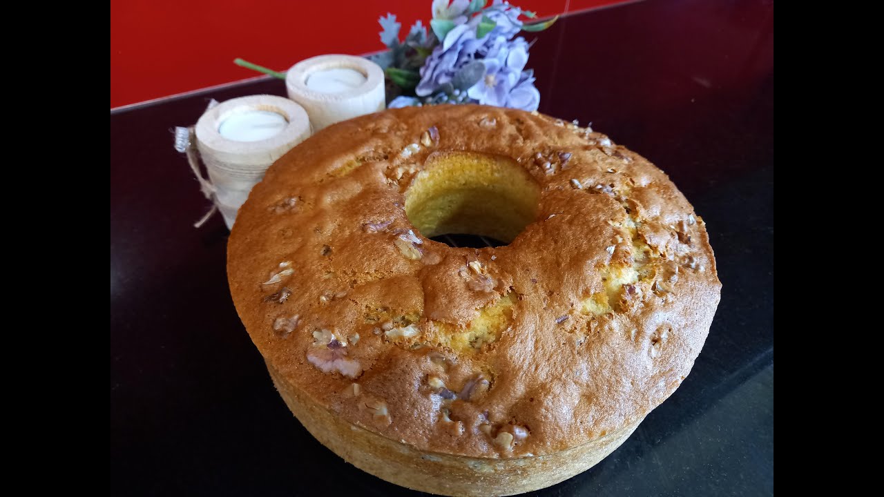 Bizcocho con nueces **Monsieur cuisine Smart, Connect y Plus**