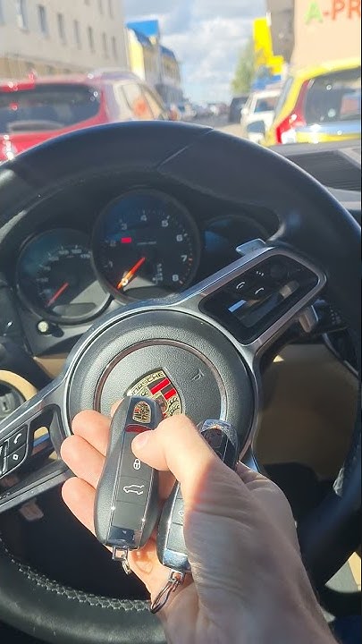 Porsche macan ключ программирование дубликата чип ключа зажигания в ...