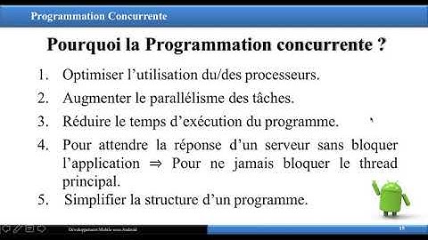 #2 Android Cours 5: Programmation Concurrente - Threads - Part 2