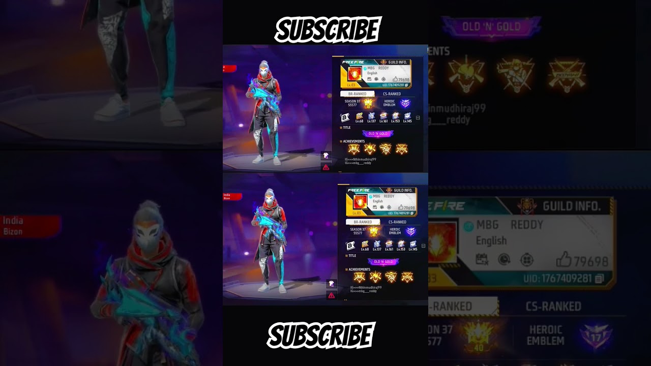 free fire ki  twin ID Amazing 