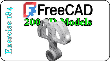 200 3D Models in FreeCAD: Exercise 184