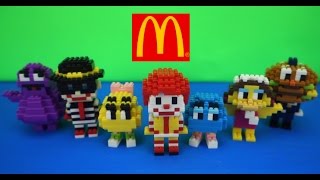 2016 Mcdonald's NanoBlock Ronald & Friends  マクドナルド ナノブロック| 맥도날드 나노블럭