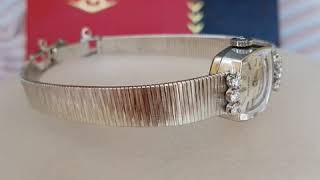 Watch this BEAUTIFUL LADIES 18K WHITE GOLD DIAMOND MOVADO RING! 0.46TCW We are JR Colombian Emeralds. 