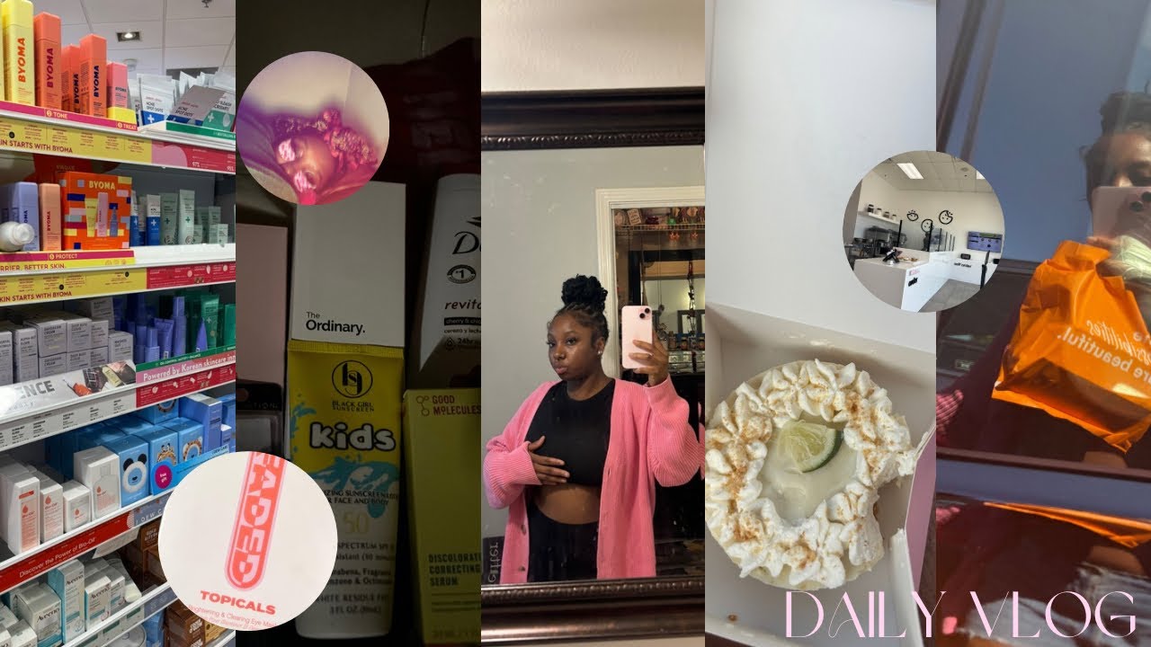 Day in my life | treating myself ( vlogging like were on facetime ) 💖