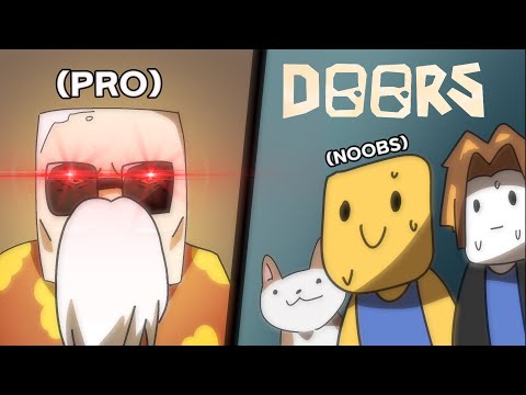 Pro and Noobs in Roblox Doors Animaiton (MEME)