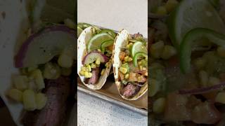 Steak Tacos w/avocado salsa #youtubeshorts #youtube #shortsfeed #shorts #shortsvideo #tacos