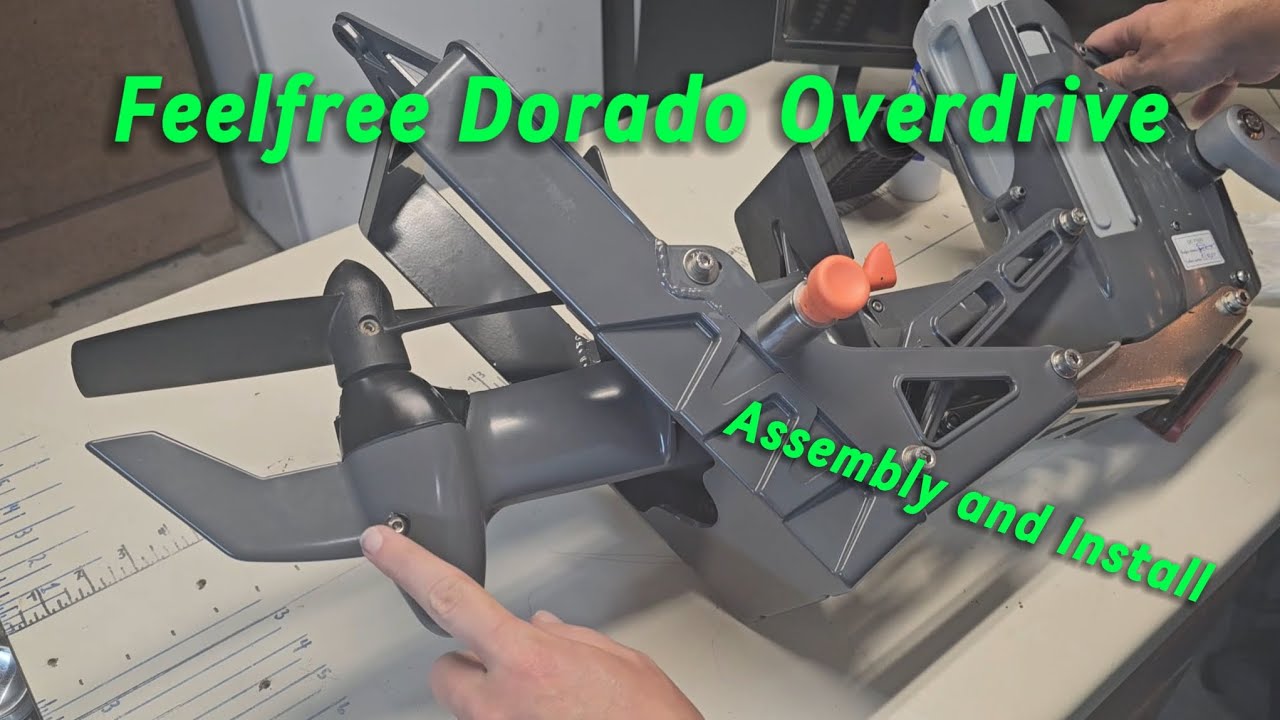 FEELFREE KAYAKS 48V DORADO || Overdrive Pedal system assembly and installation