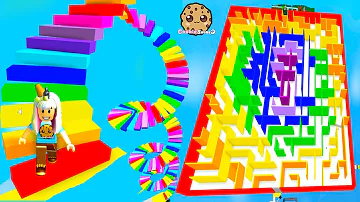 Easiest Obby Ever? Rainbow Shape Obstacle Course Roblox Video