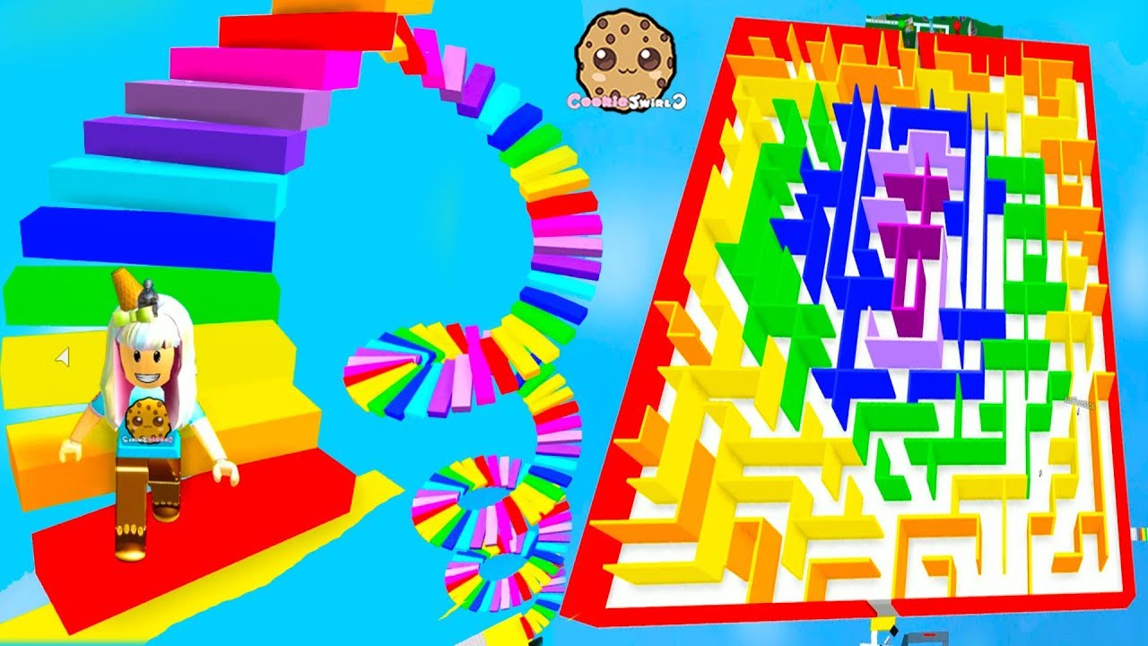 Easiest Obby Ever Rainbow Shape Obstacle Course Roblox Video Youtube - roblox obby obstacles