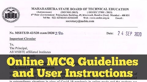 MSBTE MCQ GUIDELINES | MSBTE EXAM | FINAL YEAR EXAM | ASHISH SIR