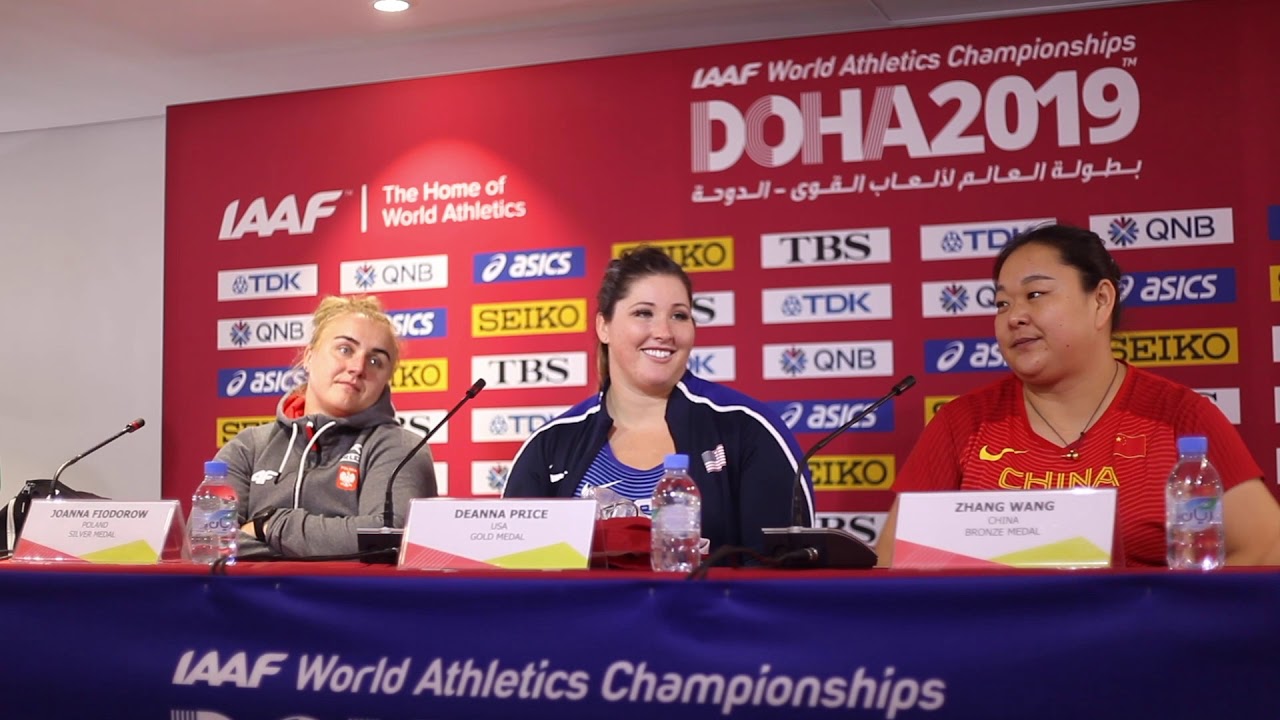 Doha WC 2019 - Women's Hammer Throw Press Conference
