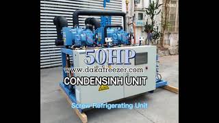50HP Low Temperature Screw Unit