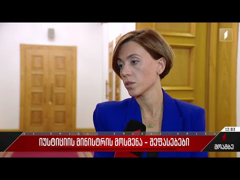 იუსტიციის მინისტრის მოსმენა - შეფასებები პოლიტიკურ სპექტრში