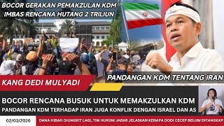 KDM TIBA-TIBA AKAN DIMAKZULKAN‼️DPRD PRO DANA HIBAH BIKIN GEGER LAGI DI JAWA BARAT, KDM PUJI IRAN. 