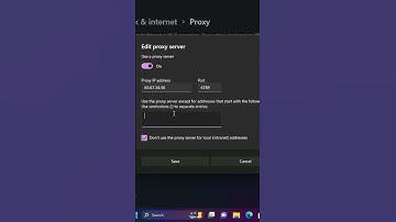 Set Automatic and Manual Proxy Server With Port Number in Windows 11  #microsoft #windows11