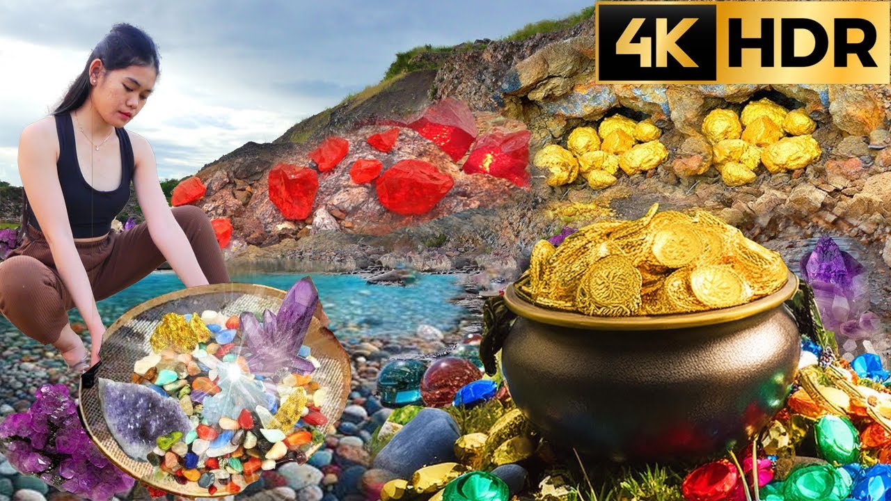 Found a MILLIONAIRE'S Secret Treasure in the Swamp! Gold & Diamond Mining