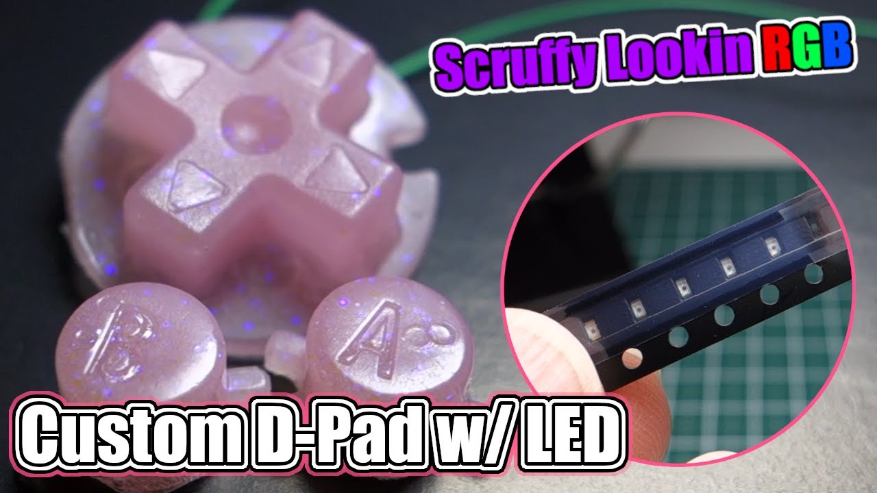 How to Cast a D-Pad with an LED inside