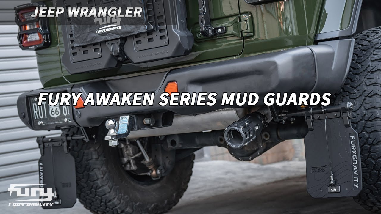 Fury Awaken series MUD GUARDS For Jeep wrangler JL YouTube