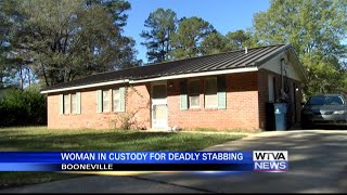 1 person in custody for Booneville fatal stabbing