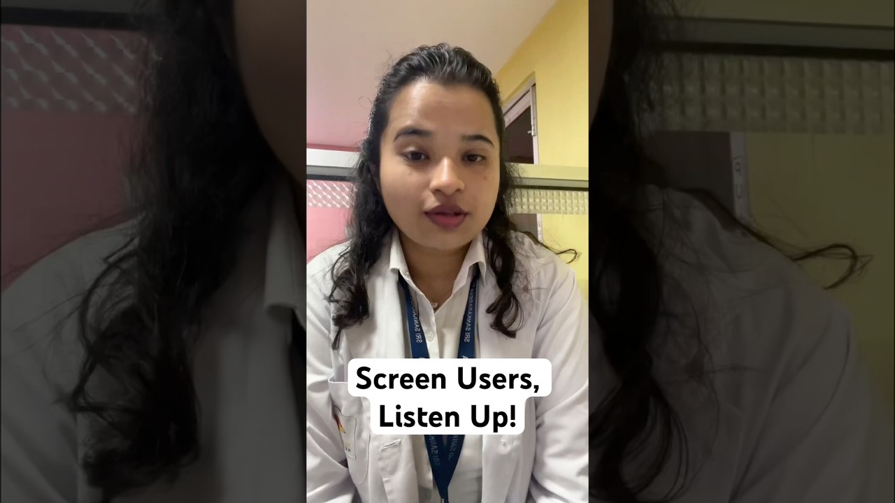Screen=less blinking. Less blinking =dry eyes. Dry eyes = irritation. Simple. Take screen breaks! 🫶