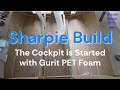 Cockpit Build out of Gurit PET 12mm Foam Pt 1 - Sharpie Trailer Yacht - Design Build Sail