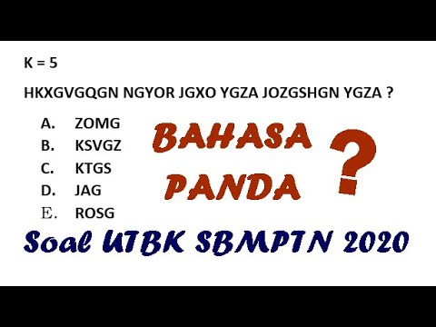 Kumpulan Soal Bahasa Panda Utbk - SOALNA