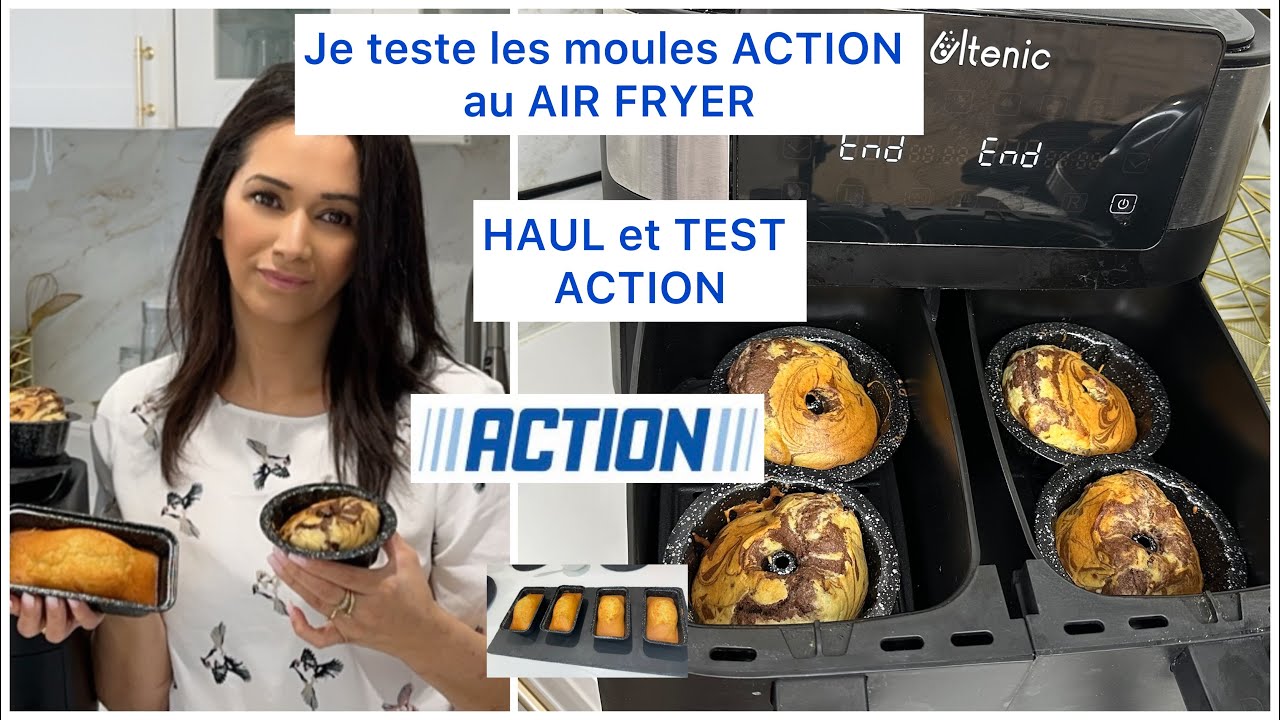 HAUL - TEST ACTION - Je teste les moules Action au AIR FRYER